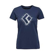 Футболка жіноча Black Diamond W Chalked Up 2.0 Tee, Indigo, S (BD 7524194013SML1)