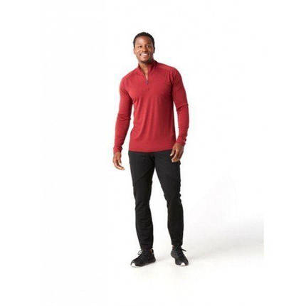 Термофутболка чоловіча Smartwool Merino 150 Baselayer 1/4 Zip Tibetan Red, р.L (SW 14070.A25-L), фото 3