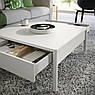 Журнальний столик IKEA TONSTAD 84x82 см Білий 904.915.60, фото 3