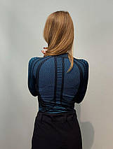 Термофутболка з довгим рукавом жіноча Accapi XPerience, Black/Turquoise, M/L (ACC XА811.9946-ML), фото 4