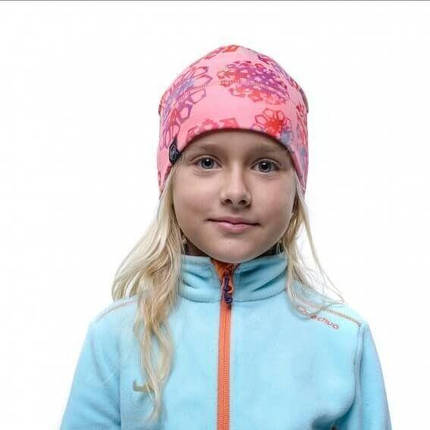 Шапка дитяча (8-12) Buff Kids Polar Hat, Origami Flock Flamingo Pink (BU 118813.560.10.00), фото 2