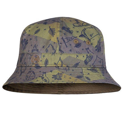 Панама дитяча (8-12) Buff Kids Bucket Hat, Camp Khaki (BU 120044.854.10.00), фото 1