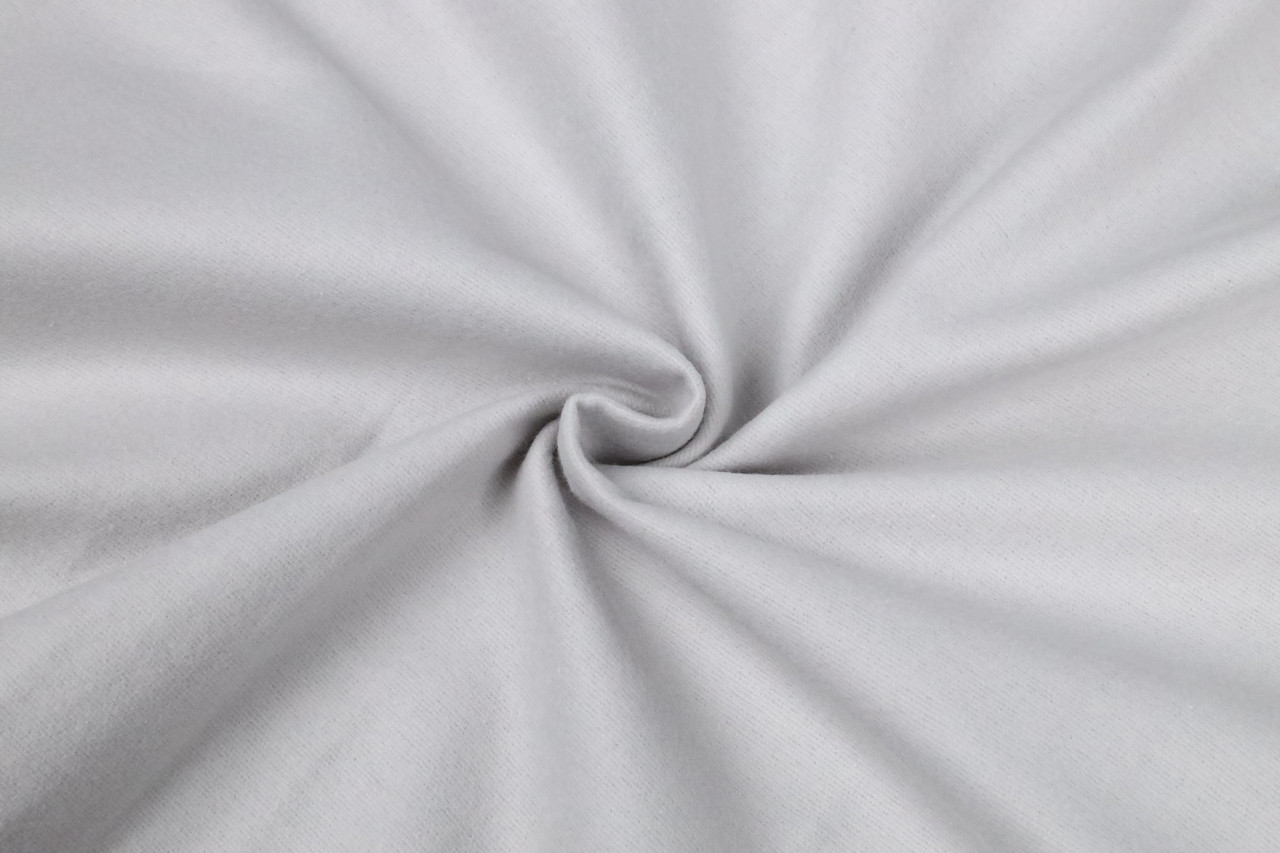 УЦІНКА (подекуди ковтунці) Фланель Світло-сіра 240 см (залишок 1.65+175 мп)