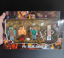 Набір героїв 4 шт "Майнкрафт"