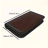 Набір аксесуарів для шиття в тканинному пеналі на блискавці, початковий набір для ручного шиття для початківців, фото 6