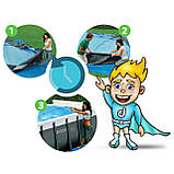 Басейн каркасний овальний Bestway 56620 Power Steel 427 x 250 см - графітовий, фото 3