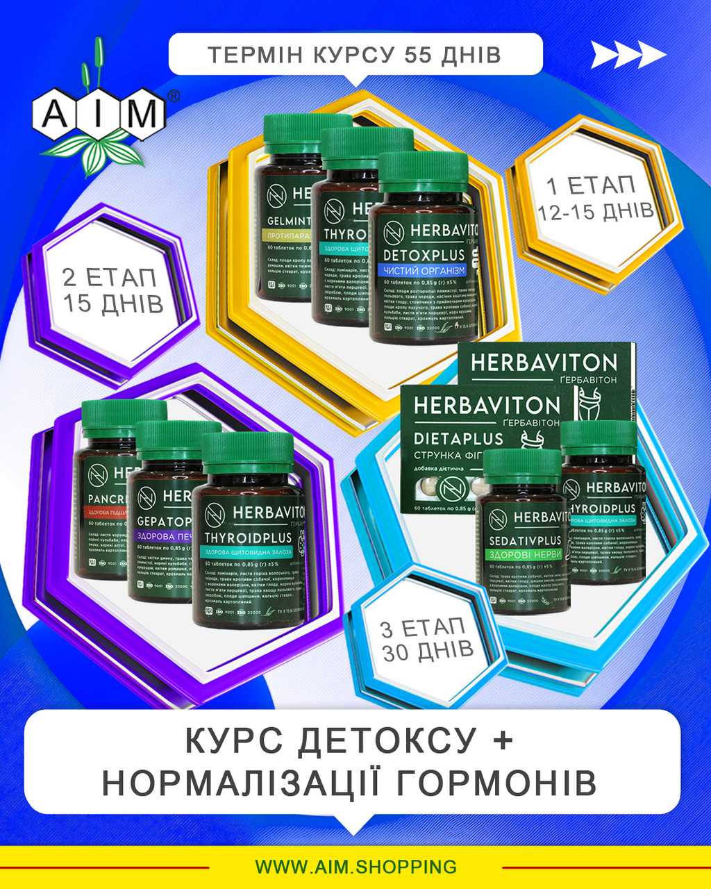 Курс Детокс + Нормалізація гормонів АІМ, фото 1