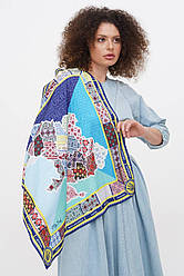 Хустка велика "Орнамент незламності", 90 на 90 см