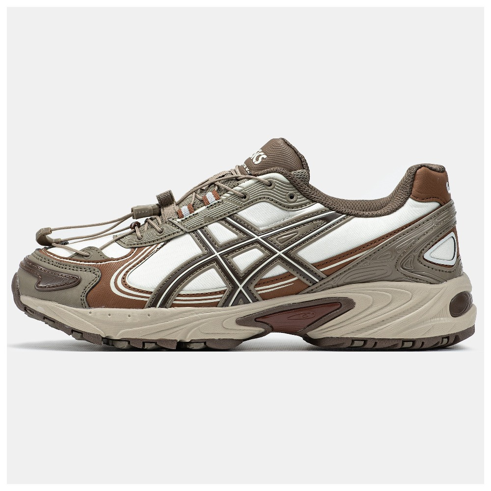 Чоловічі кросівки Asics Gel-Kahana TR V4 Brown White, шкіряні кросівки асікс гель кахана тр в4