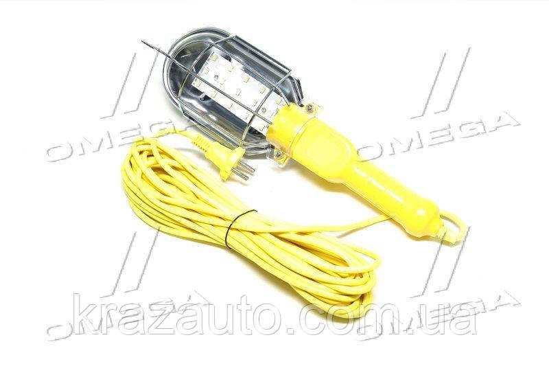 Ліхтар переносний з LED лампою, 220 В, 5 м DK-18529A