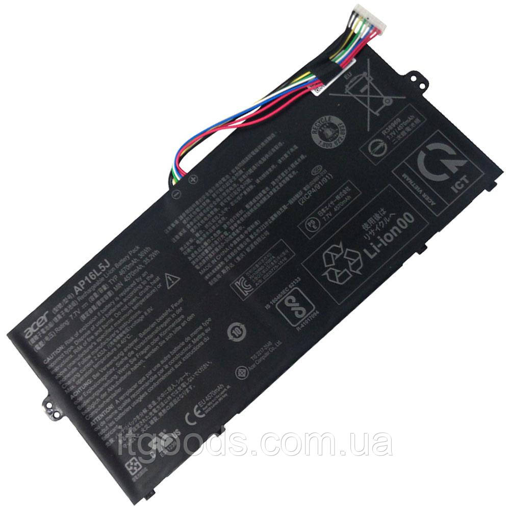 Оригінальна батарея Acer AP16L5J 7.4V 4350mAh 32Wh для ноутбука Acer SF514-52T / Swift 5 SP111-32N / Spin 1