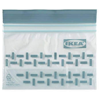 Набір пакетів на застібці 0,3 л IKEA ISTAD 25 штук 105.927.04