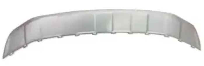 Спойлер бампера переднього Volkswagen T-ROC 17- Fps сірий, фото 1