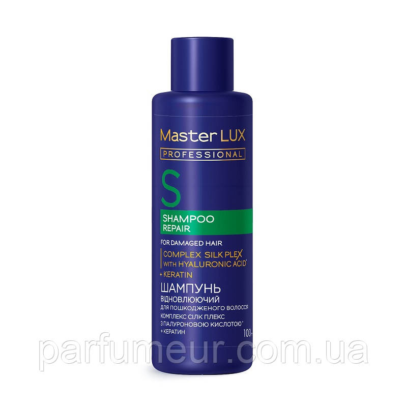 Master Lux Repair shampoo Шампунь відновлюючий для пошкодженого волосся 100 мл, фото 1