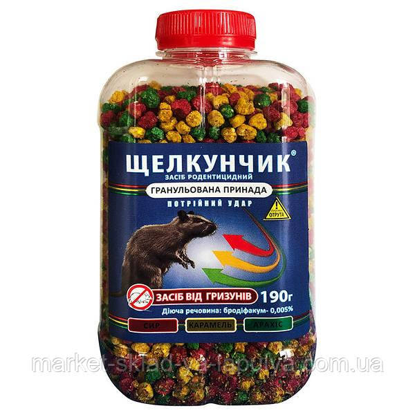Щелкунчик для мишей та щурів гранули 190 гр, фото 1