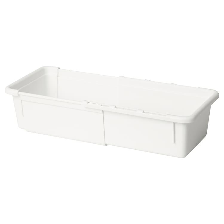 Контейнер висувний IKEA KACKLA 25-38x9 см Білий 906.020.49