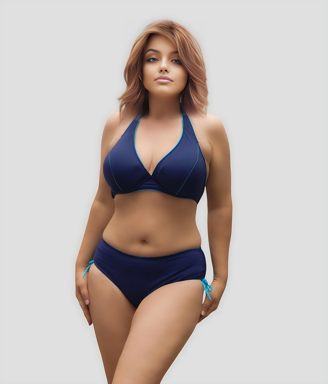 Купальник Samegame Нонна 22019 синий(В НАЛИЧИИ ТОЛЬКО 48 50 52 54 56 УКР р-ры)