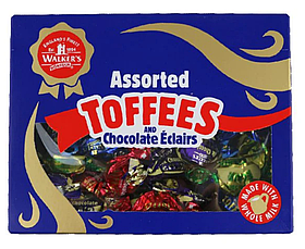 Подарункова коробка Walker's Assorted Toffees & Chocolate Eclairs 350г