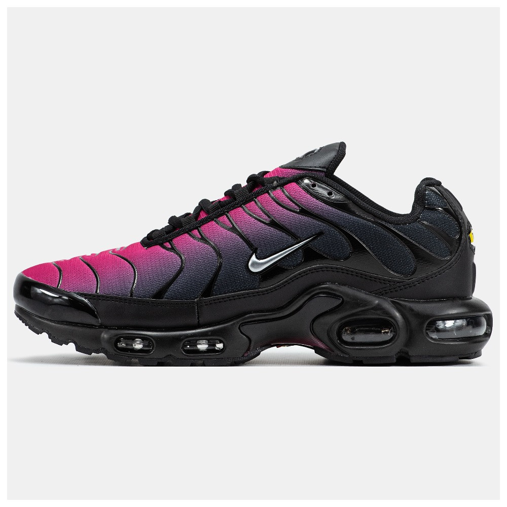 Чоловічі / жіночі кросівки Nike Air Max TN Plus Pink Black Gradient FJ5481-010, рожево-чорні кросівки найк аір макс тн плюс