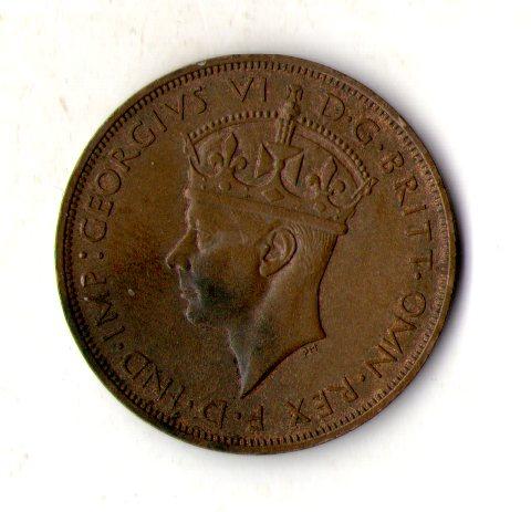 Джерсі 1/12 шилінга, 1947 рік Король Георг VI №2908, фото 1