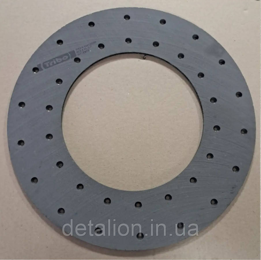 Накладка диска зчеплення КАМАЗ свердлений. (Dнар.350 мм,dв.200мм h.4.7мм)14-1601138, фото 1
