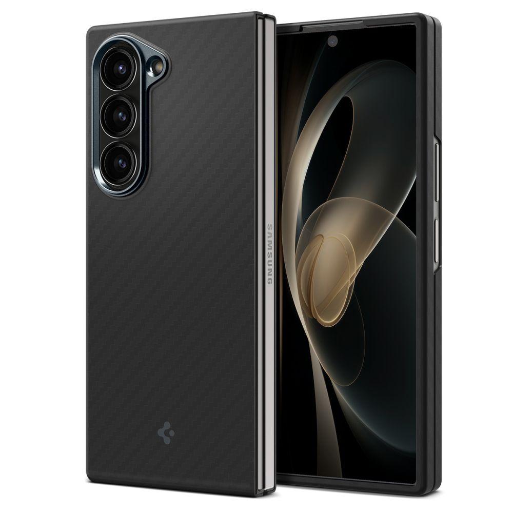 Чохол Spigen AirSkin Aramid для Samsung Galaxy Fold 6 Black (ACS08856), фото 1