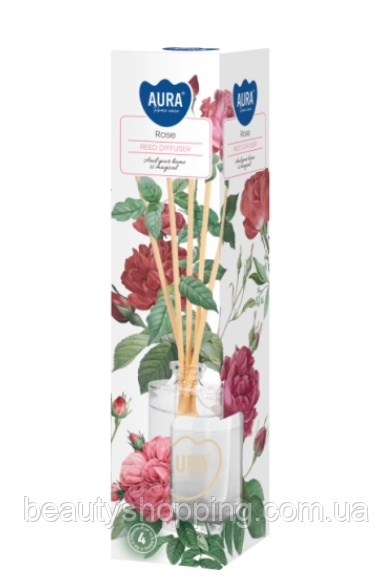 Аромадифузор для дому з ароматом Троянди 45мл Rose Bispol Польша