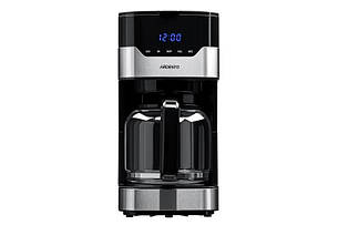 Кавоварка Ardesto крапельна 1.5л, мелена, чорно-сріблястий, FCM-D3100