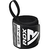 Бинти для зап'ясть (кистьові бинти) RDX WR11 GYM Wrist Wrap Black/Grey, фото 6