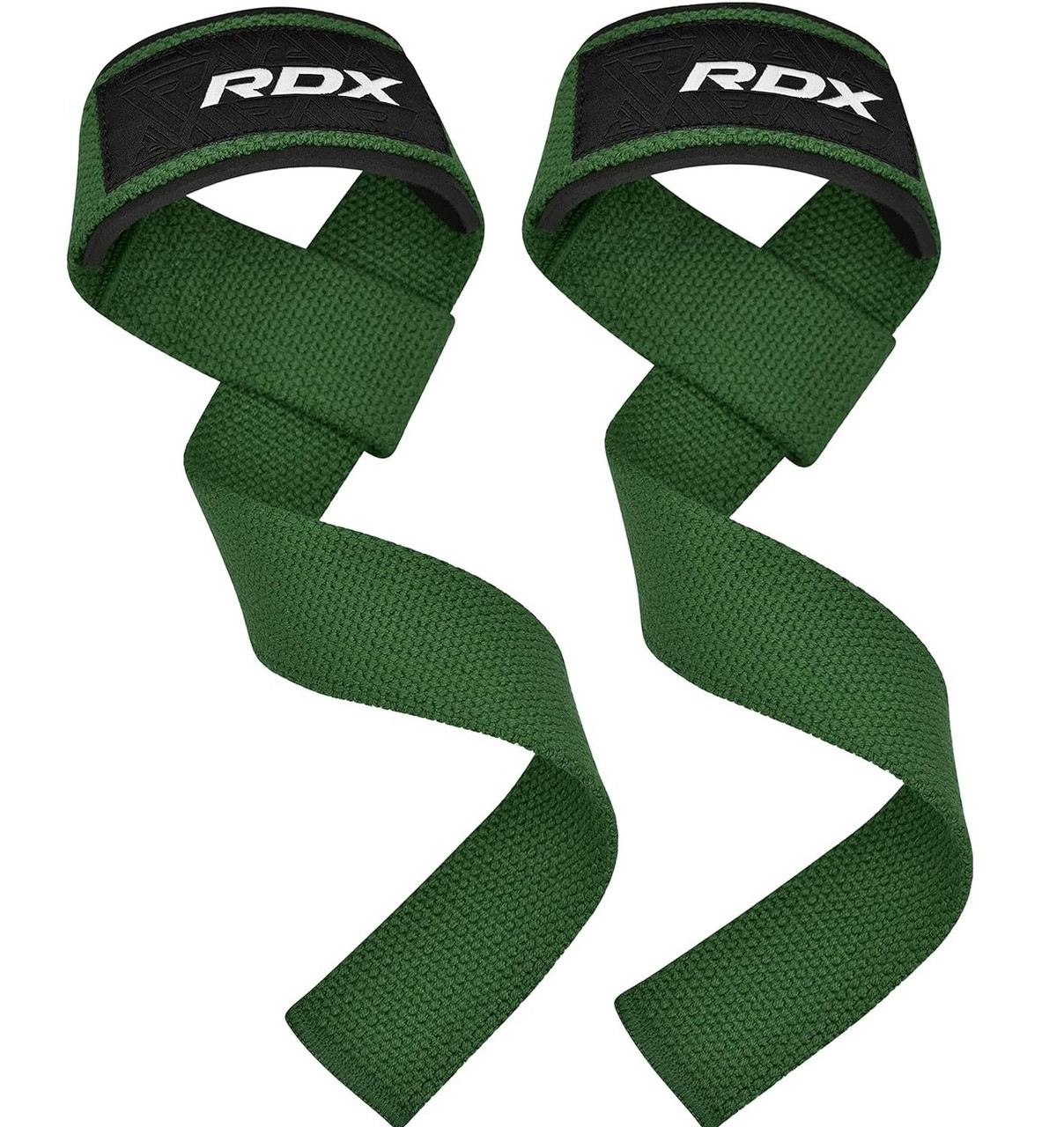 Лямки для тяги RDX W1 Gym Single Strap Army Green Plus, фото 1