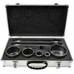 Набір коронок для бетону sds+ sds max 9шт Geko G40009