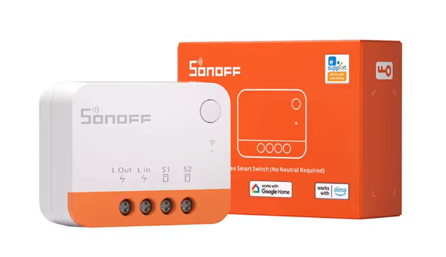 Розумний вимикач Zigbee, без нуля, SONOFF ZBMINIL2