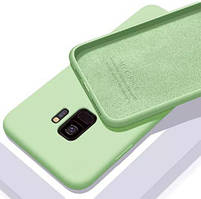 Силіконовий чохол Liquid Silicone Case Samsung Galaxy S9 Green
