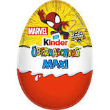 Набір шоколадних яєць Kinder Überraschung Classic-Ei Marvel 4 шт х 20г, фото 3