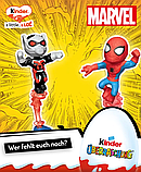 Набір шоколадних яєць Kinder Überraschung Classic-Ei Marvel 4 шт х 20г, фото 7