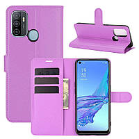 Чохол-книжка Litchie Wallet для Oppo A53 Violet
