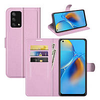 Чохол-книжка Litchie Wallet для Oppo A74 Pink