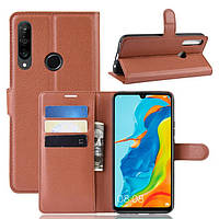 Чохол-книжка Litchie Wallet для Huawei P30 Lite / Nova 4e Brown