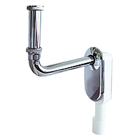 Сифон для умивальника прихованого монтажу хромований Ø1 1/4 Ø50/40 SANIT 31.601.00..0000