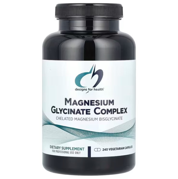 Designs for Health Magnesium Glycinate Complex / Комплекс гліцинату магнію 240 капсул