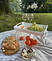 Столик для сніданку(таця) білий