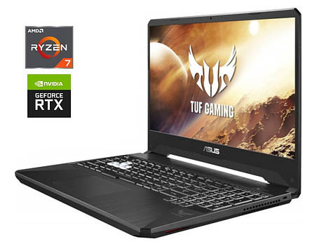 Ігровий ноутбук Б-клас Asus TUF Gaming FX505DV/ 15.6" 1920x1080/ Ryzen 7 3750H/ 16GB RAM/ 512GB SSD/ RTX 2060 6GB, фото 1