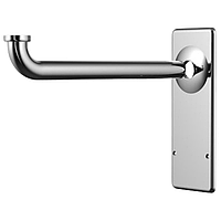 05.067.81.0000 Патрубок +панель для прихованого сифона хром SANIT