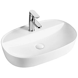 Умивальник накладний керамічний Mixxus Premium Ellipse-0202 610x400x120mm (MP6483)