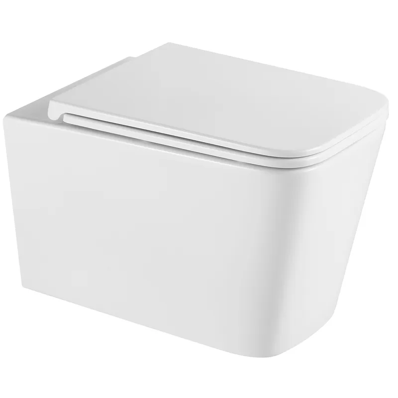 Унітаз підвісний Mixxus Premium Quadro-0302-T1 530x360x365mm, система змиву Tornado 1.0 (MP6456), фото 1