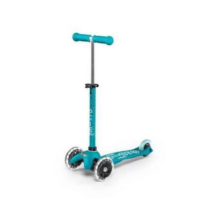 Самокат MICRO серії Mini Deluxe LED — Аква