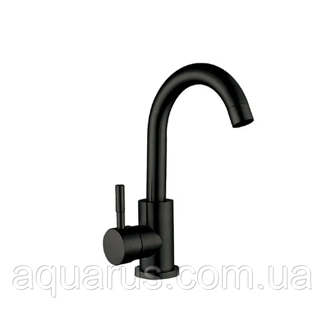 Змішувач для умивальника Champion SUS-011-B Black з нерж. сталі SUS304 (кол.чорний) (CH0346), фото 1