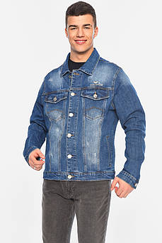 Джинсівка чоловіча синього кольору 189069M