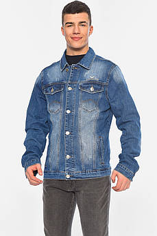 Джинсівка чоловіча синього кольору 189070M