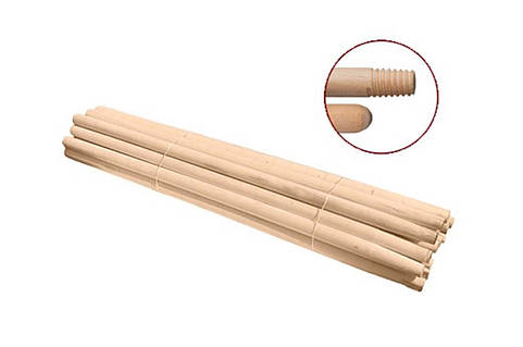 Живець для щітки МайГал 1200 мм дерево з різьбленням (10 шт.)